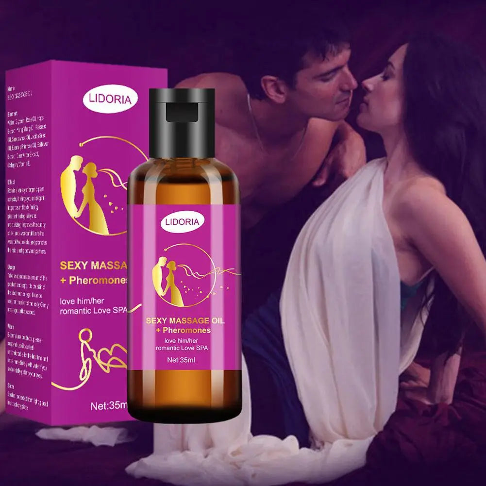 Passion Sensual Massage Oil for Couples Relaxation Purple Charm Oil
