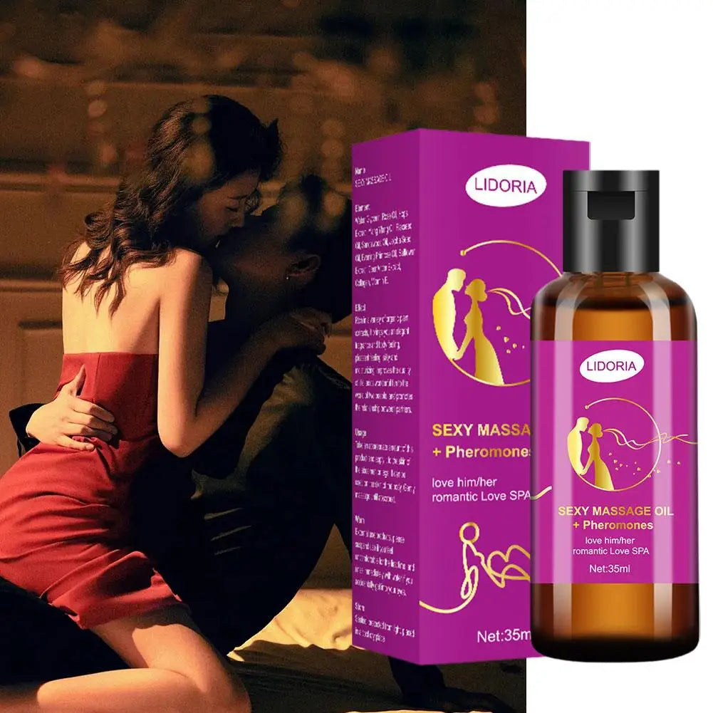 Passion Sensual Massage Oil for Couples Relaxation Purple Charm Oil
