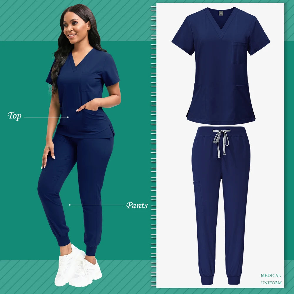 Scrubs Women Beauty SPA Uniform -Official wear or Role Play