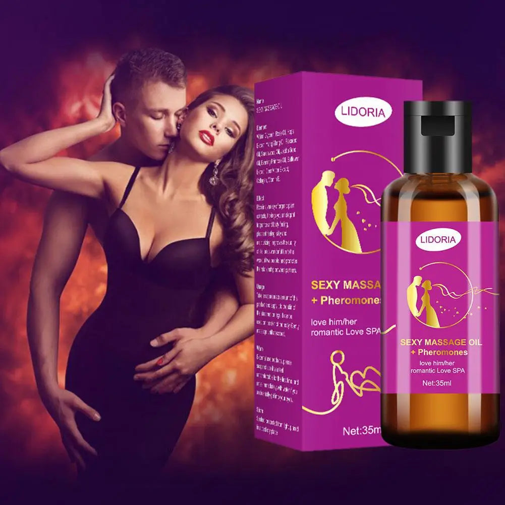 Passion Sensual Massage Oil for Couples Relaxation Purple Charm Oil