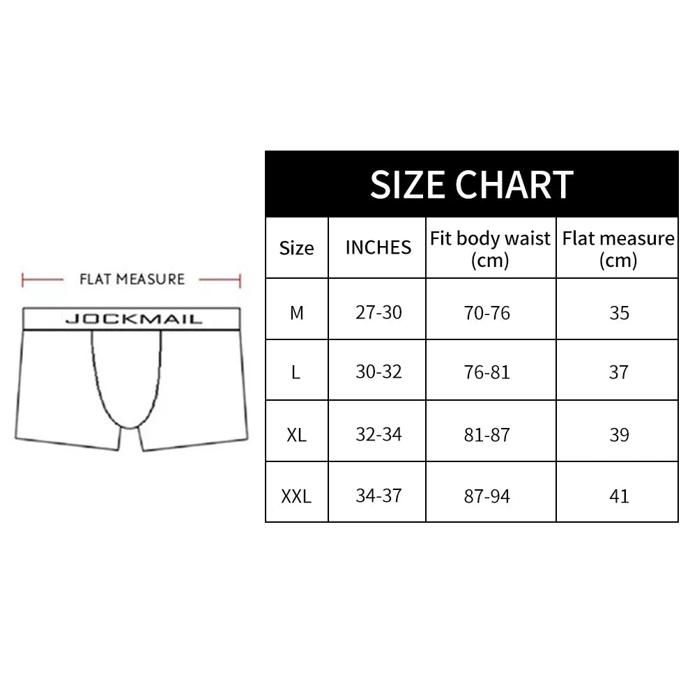 JOCKMAIL Men LowRise Sexy Underwear Briefs