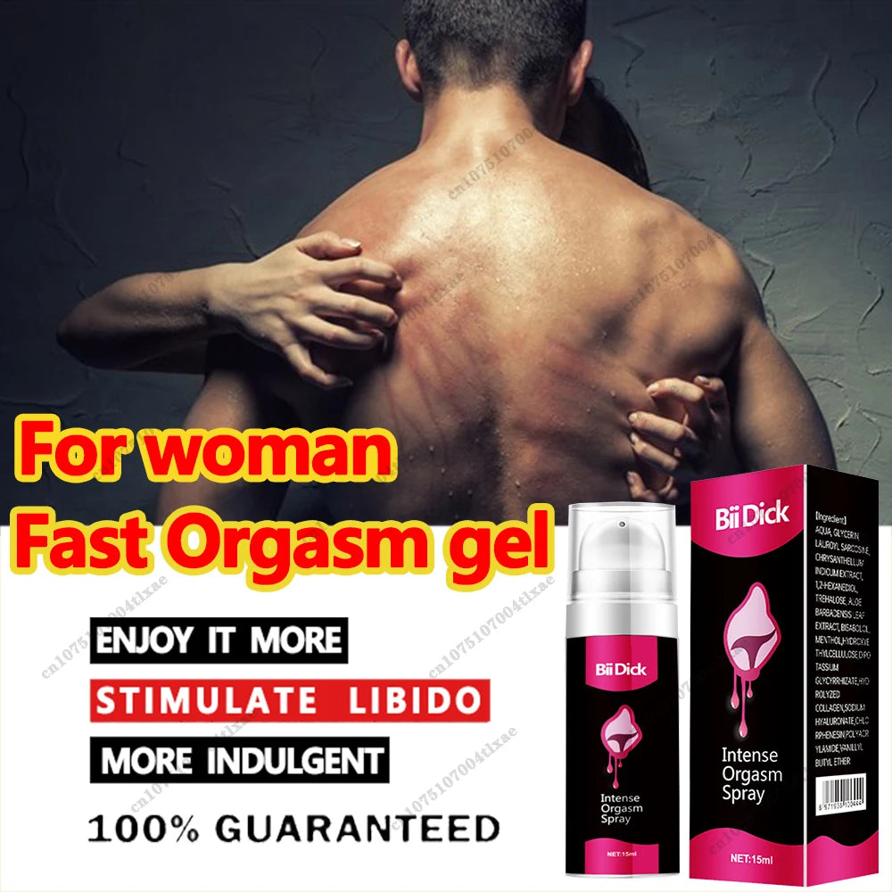 Female Enhancement Orgasm Gel Vaginal Clitoral Stimulation & Firming Aphrodisiac Oil
