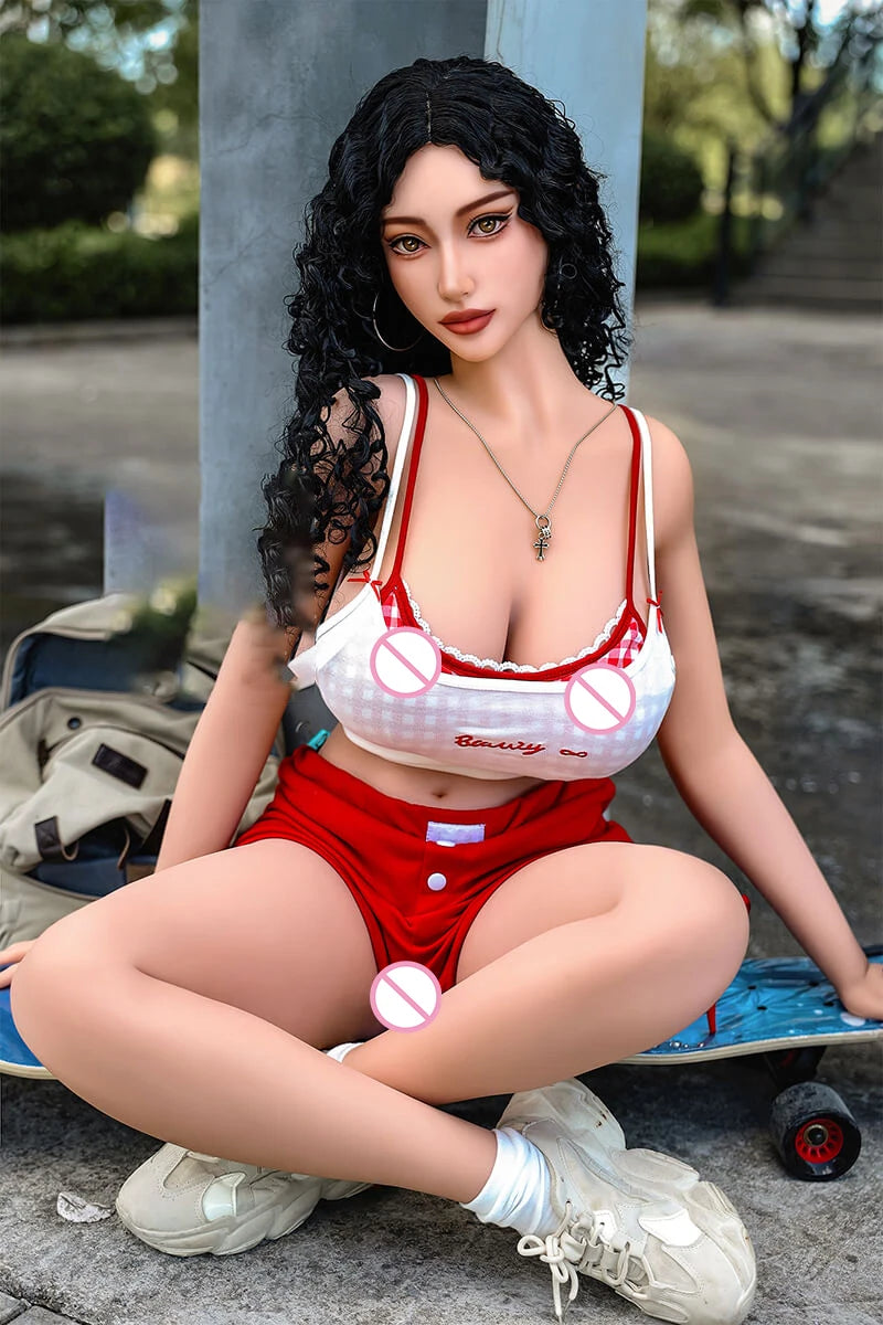Erotic Full size 160cm TPE sex girl doll realistic vagina anal oral sex