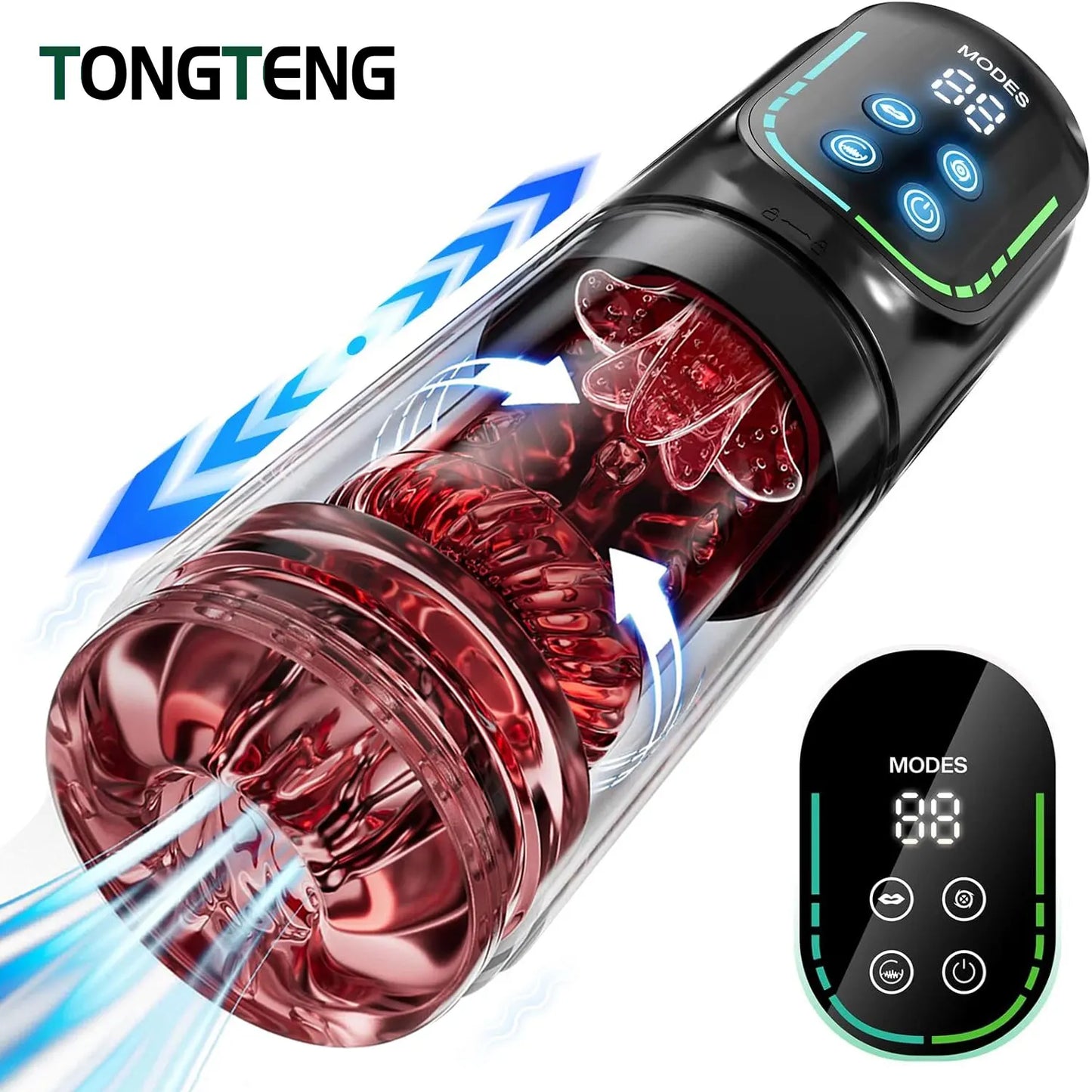 Telescopic Rotation Masturbator Cup for Vagina Masturbation