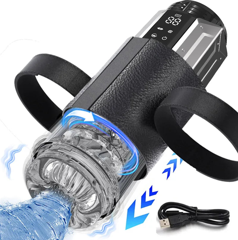 Telescopic Rotation Masturbator Cup for Vagina Masturbation