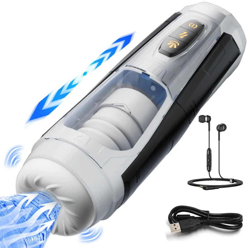 Telescopic Rotation Masturbator Cup for Vagina Masturbation