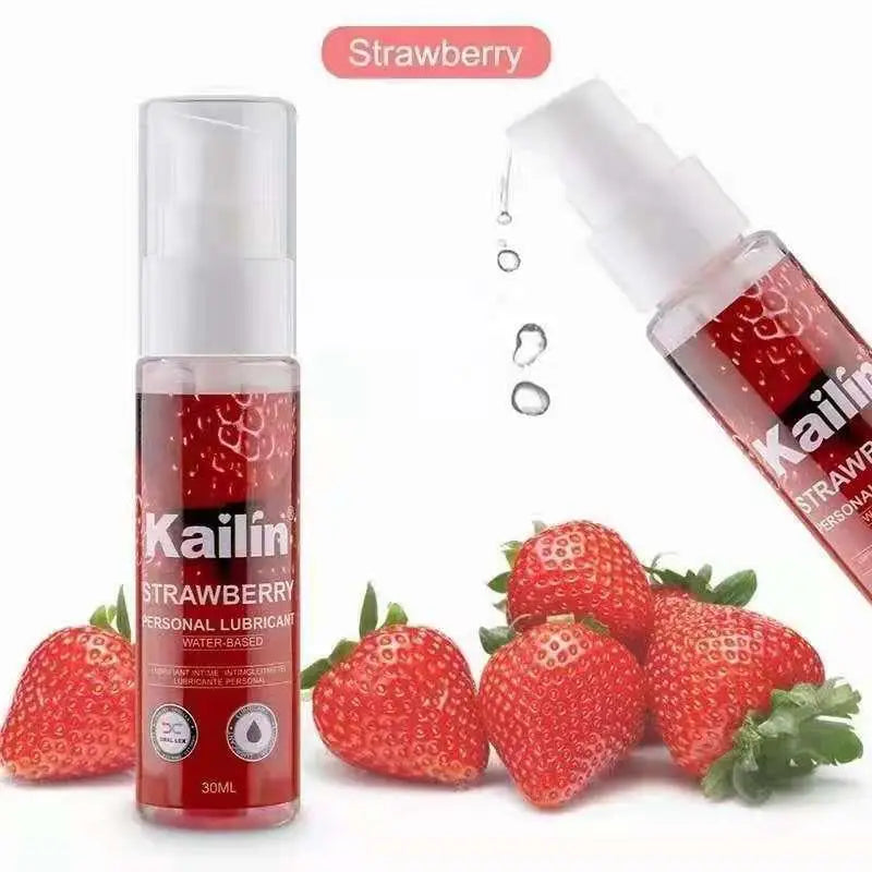 Edible Strawberry Flavored Lubricant  for Vaginal, Oral & Anal Sex