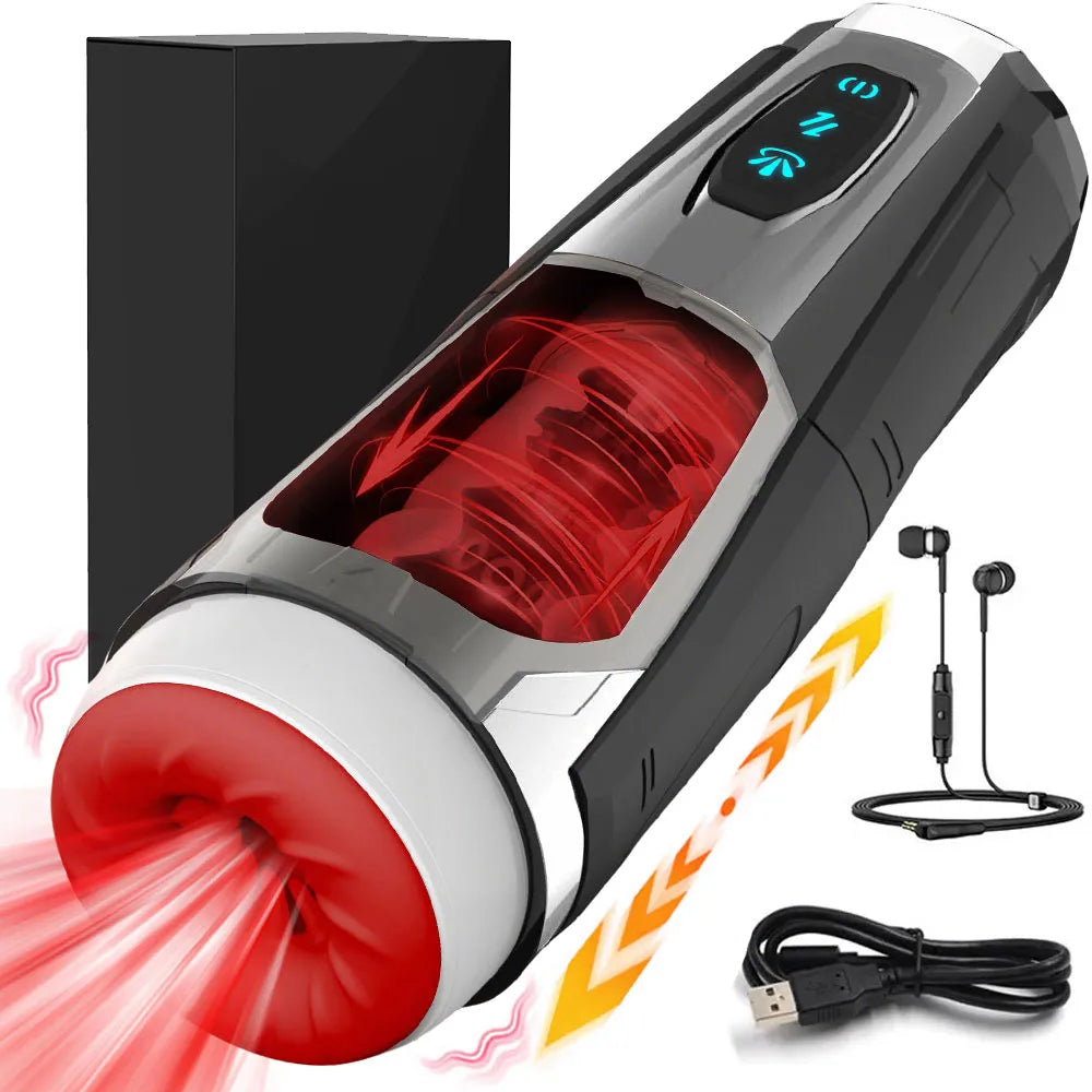 Telescopic Rotation Masturbator Cup for Vagina Masturbation
