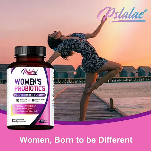 Women’s Probiotic - Promotes Intestinal Health, Relieves Bloating, Constipation, Improves Immunity, Vaginal and Urinary Health